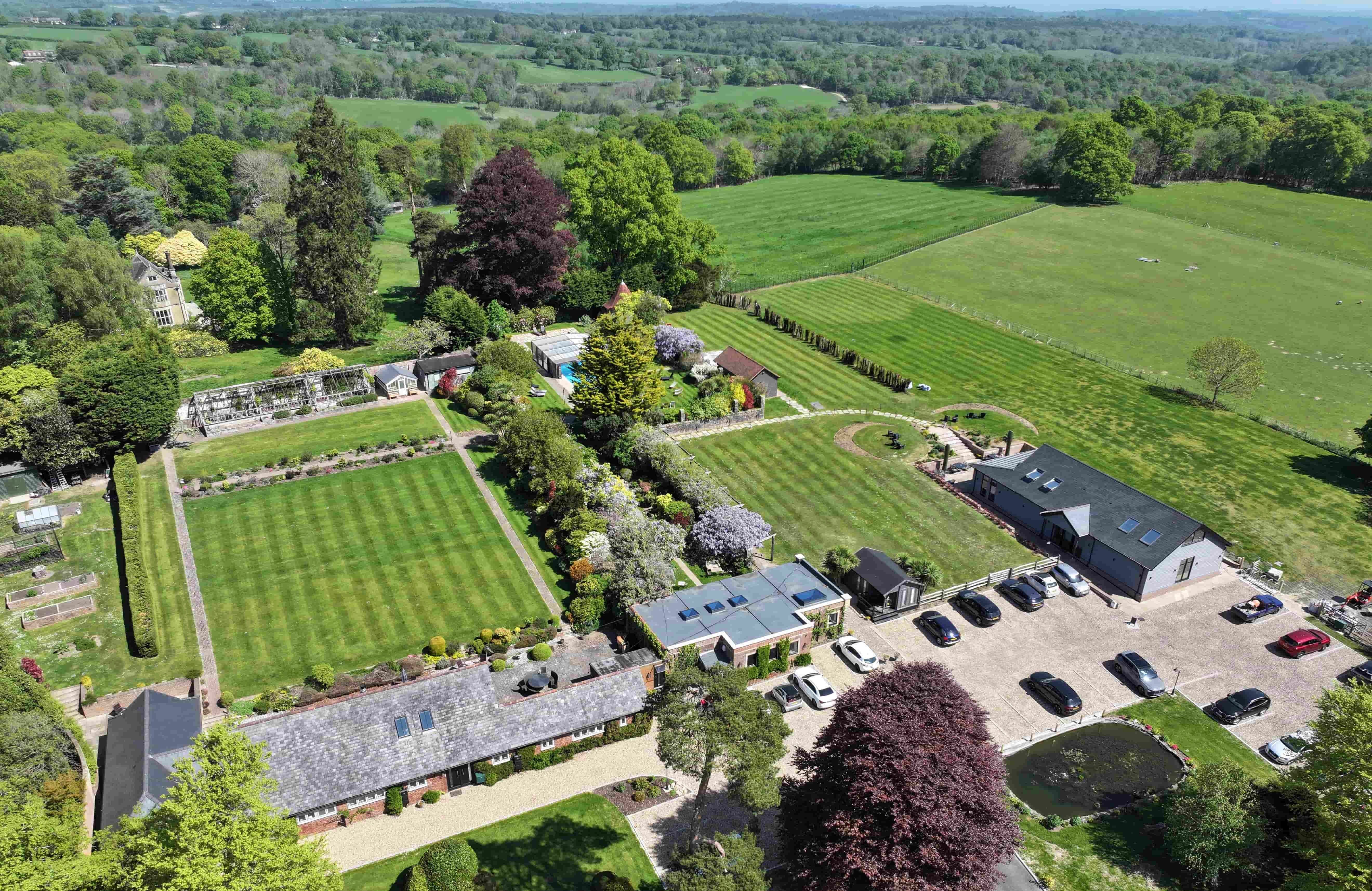 Knowle Grange Aerial View