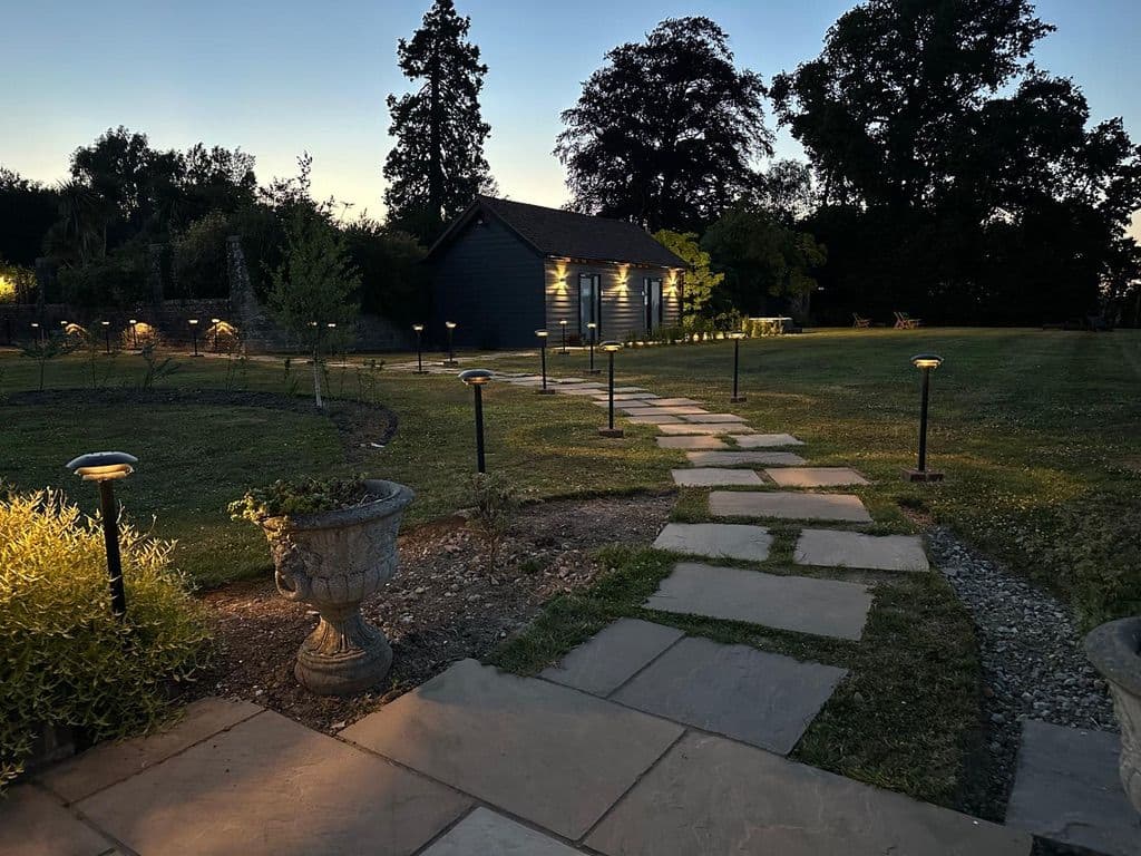 An Evening View from the Café