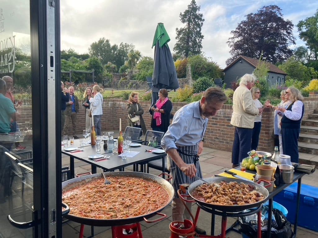 Paella Pop-up Night Outside the Café